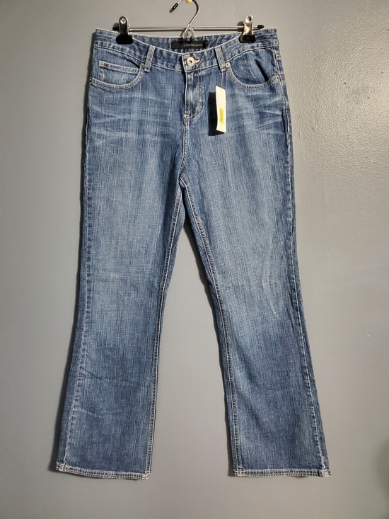 Calvin Klein Jeans Denim - NWT Vintage Calvin Klein Jeans Women's Blue Relaxed Boot Cut Jeans Size 10